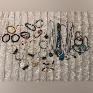 Elegant Multicolor Beaded Jewelry Set